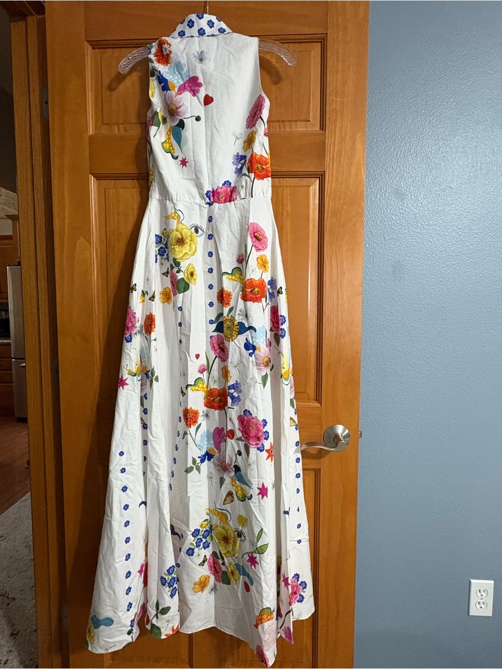 Borgo De Nor Paloma Cotton Maxi Dress EU8 - Picture 9 of 11